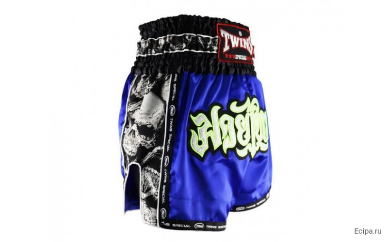 Шорты для бокса Twins Special TBS skull blue M