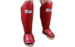 Защита голени Fairtex SP5 red M